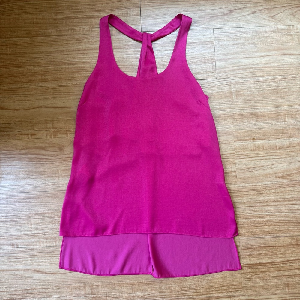 BCBGMaxAzria Fuchsia Tank Top